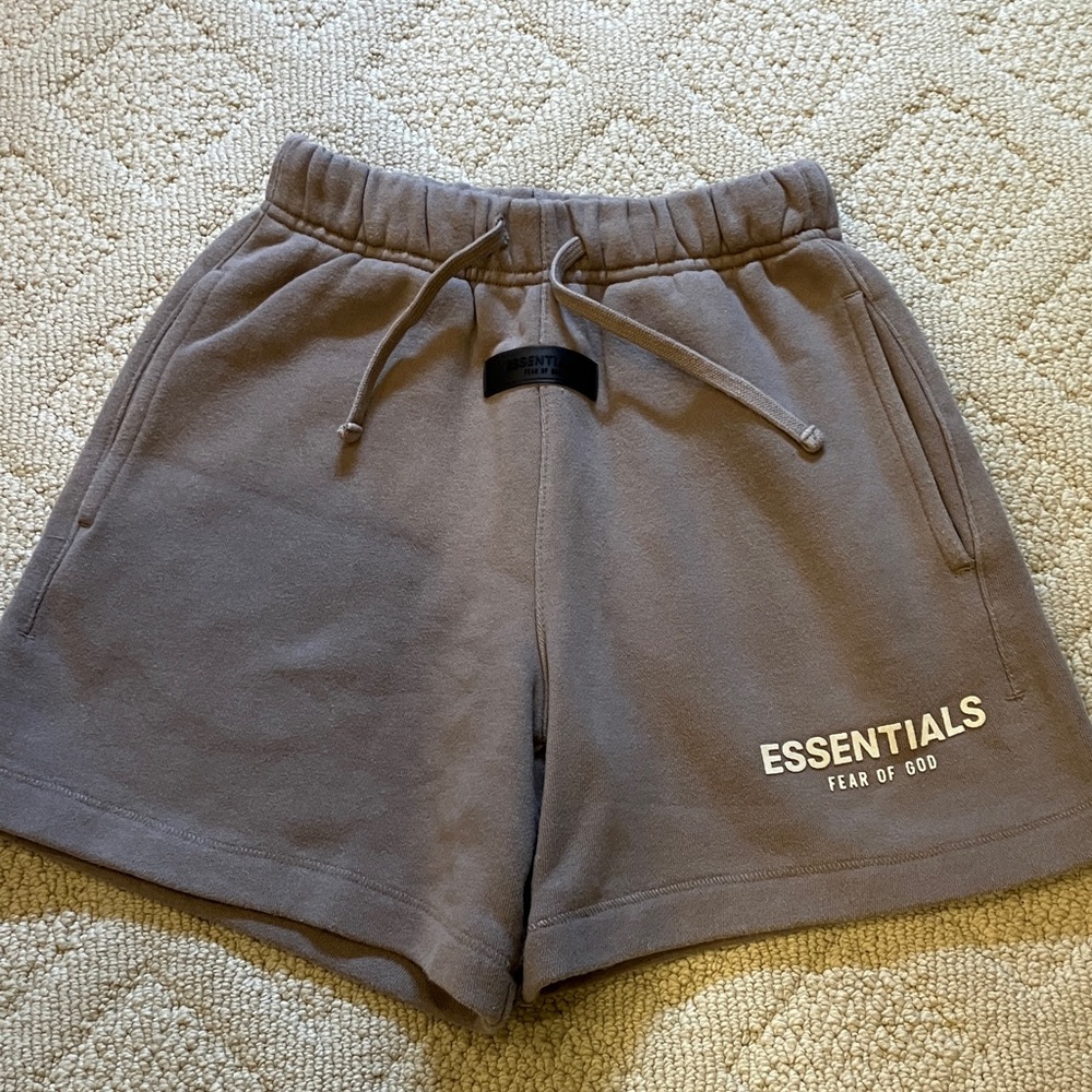 Fear of God Essentials Taupe Shorts
